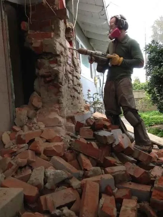 Brick Wall Demolition