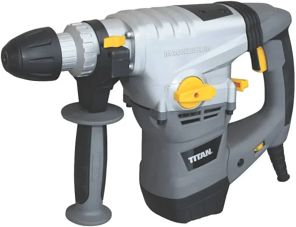 Titan TTB631SDS 6.3kg Electric SDS Plus Drill & 22 Piece Accessory Kit 230-240V